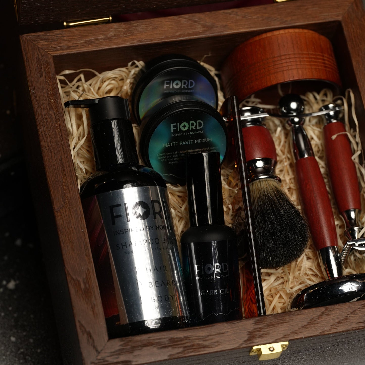 ( Black Friday) Luxury Men's Gift Set in Oak Box (Limited Edition, Handcrafted )